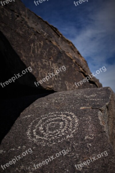 Petroglyph Arizona Ancient Native Free Photos