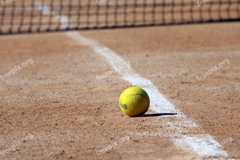 Tennis Tennis Courts Sport Exercise Ball