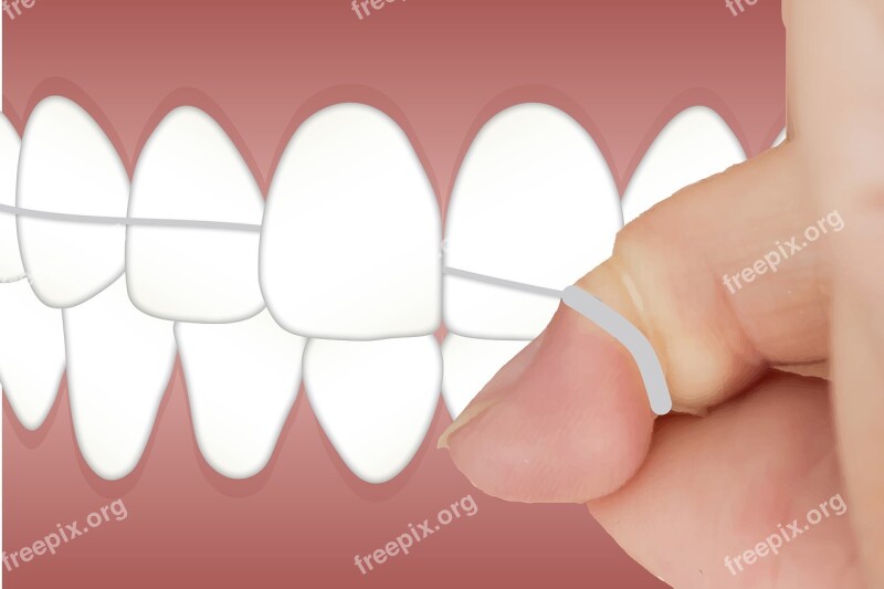 Dental Floss Teeth Cleaning Clean