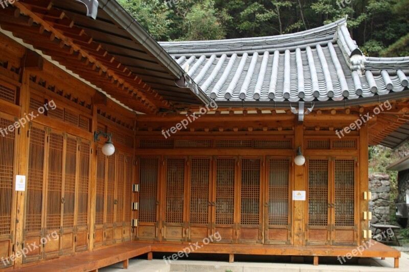 Hanok Landscape Traditional Free Photos