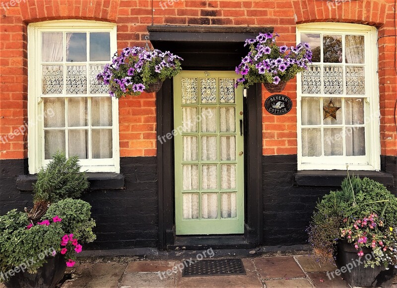 House Door Windows Architecture Entrance