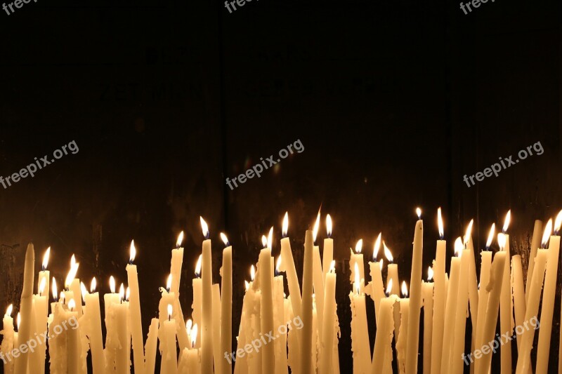 Candles Pray Prayer Candle Light Light