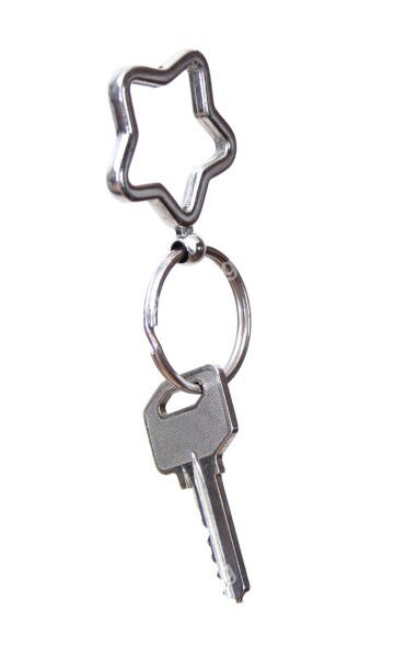 Key Key Chain Unlock Chain White