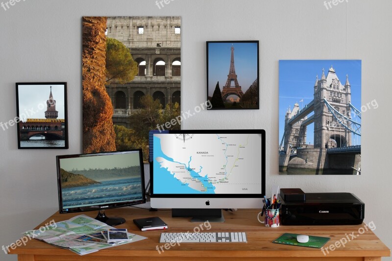 Workplace Mac Travel Photos Plan