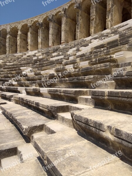 Theatre Turkey Aspendos Ancient Times History