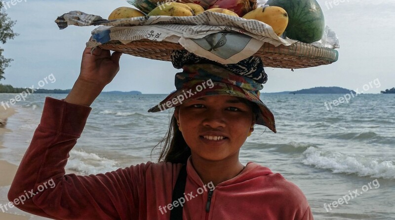 Cambodia Asia Sihanoukville Sea Beach