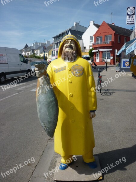 Fisherman Advertising Vacations Coast France