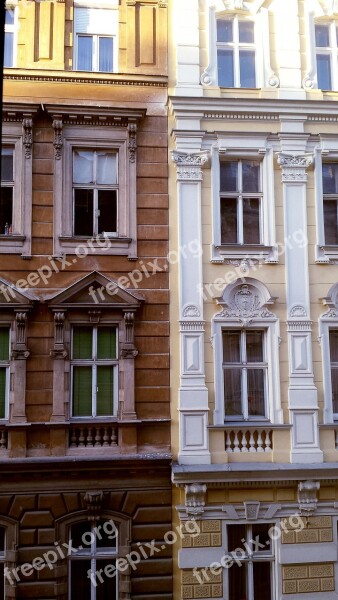 Window Wall Facade Building Old