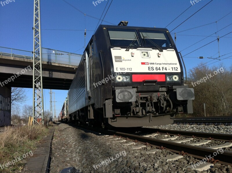 Railway Locomotive Three-phase Locomotive Sbb Rail