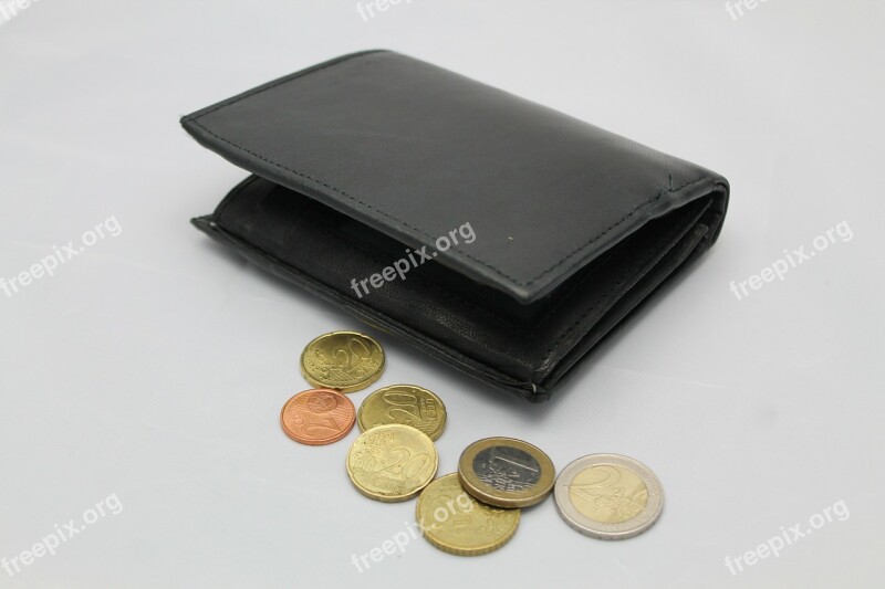 Money Wallet Euro Cent Coins