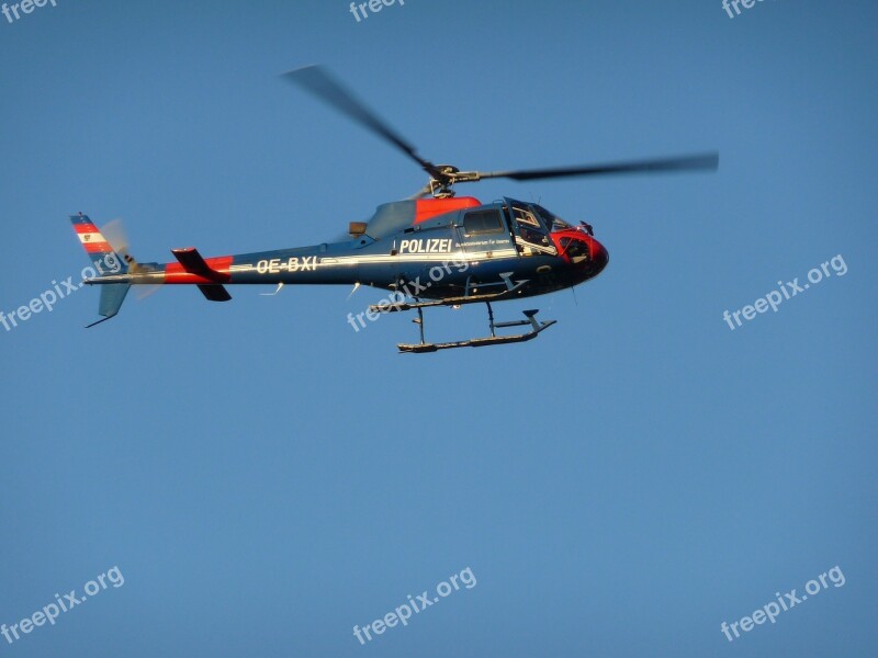 Police Helicopter Helicopter Use Flying Free Photos