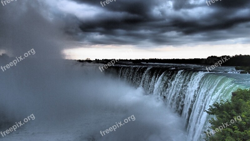 Niagara If Waterfalls Canada Water Power Free Photos