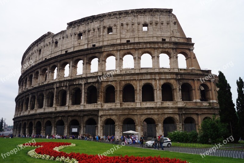 Rome Colosseum Italy Antique Arena