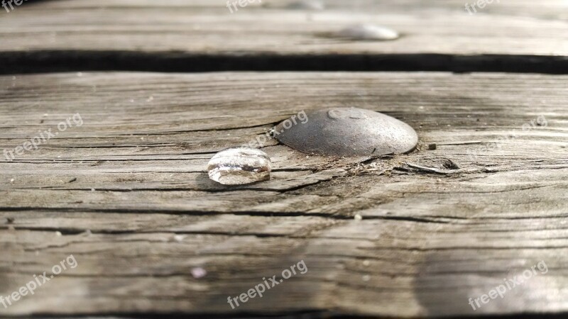 Picnic Table Water Drop Nail