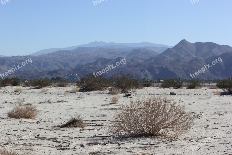 Landscape Desert Palm Springs Mountains Free Photos