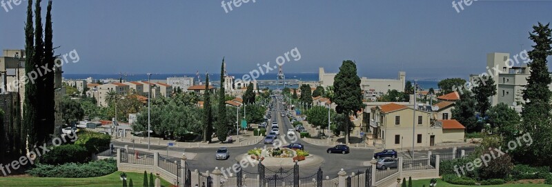 Panorama Haifa Israel Free Photos