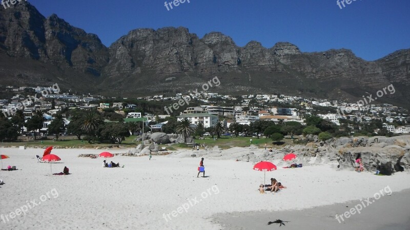 Beach Cape Town Africa Free Photos