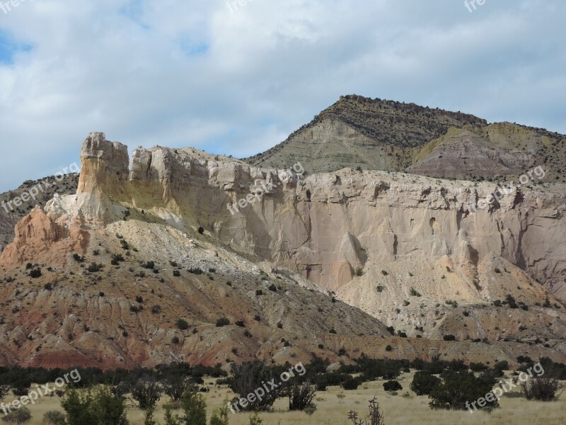 Rugged Desert Nature Landscape Scenic