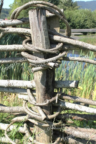 Fence Post Hand Labor Fence Part Braided