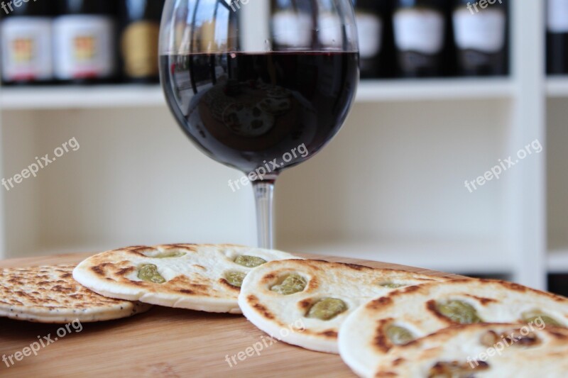 Wine Glass Piadina Red Wine Free Photos