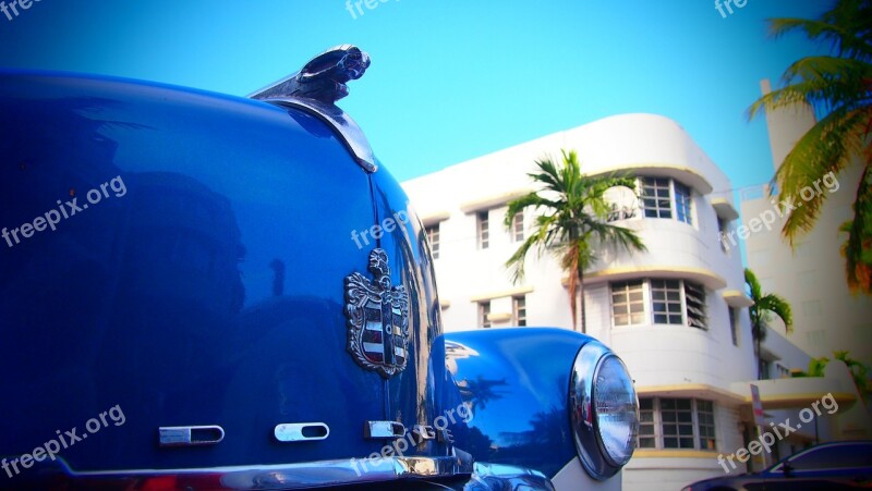 Oldtimer Miami Usa Free Photos