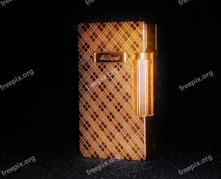 Lighter Dupont Golden Noble Free Photos