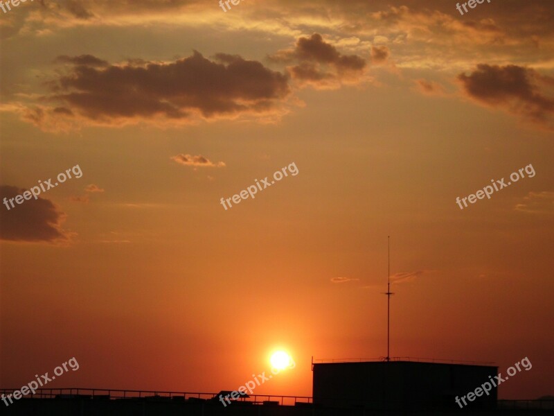 Baia Mare Sunset Romania Free Photos