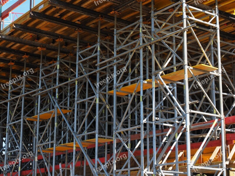 Site Construction Work Support Strive Scaffold