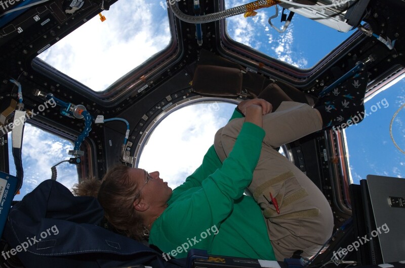 Astronaut Cupola International Space Station Sandy Magnus Iss