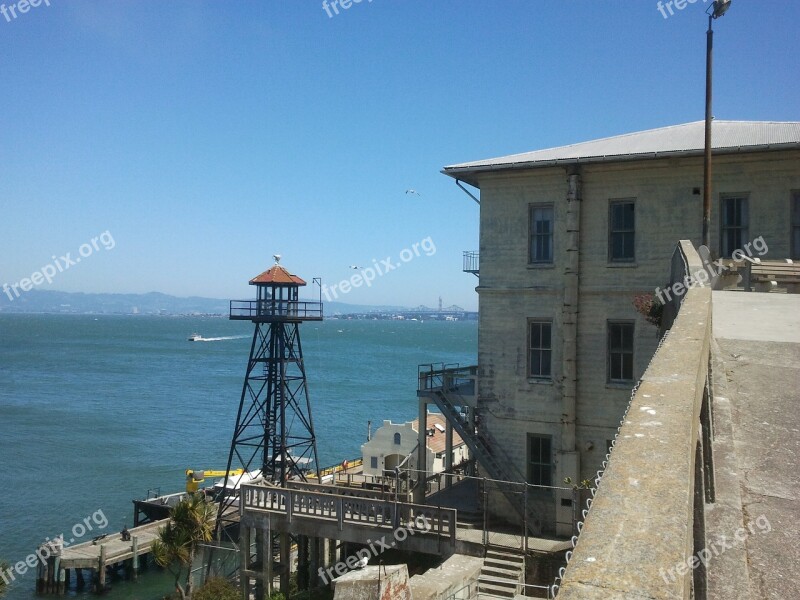 Alcatraz View San Francisco Island Bay