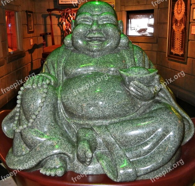 Buddha Statue Marble Museum Canada