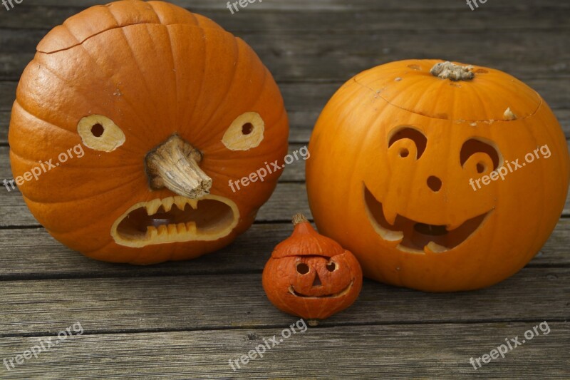 Pumpkins Three Halloween Family Cheeky