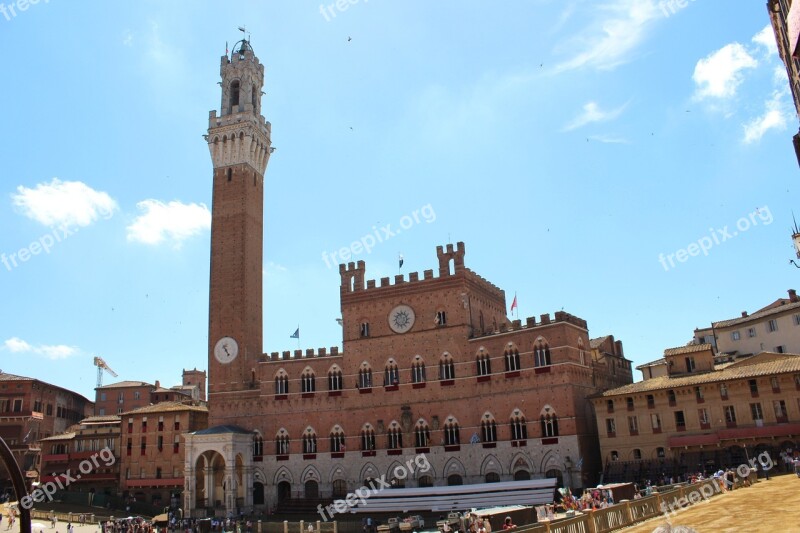 Piazza Siena Municipality Tuscany Free Photos