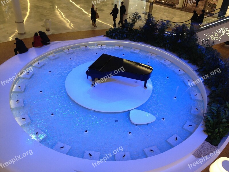 Piano Fountain Hypermarket Free Photos