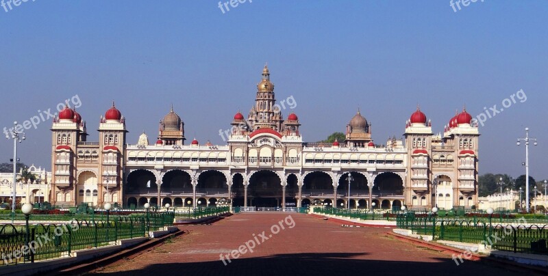 Mysore Palace Architecture Landmark Structure Historic