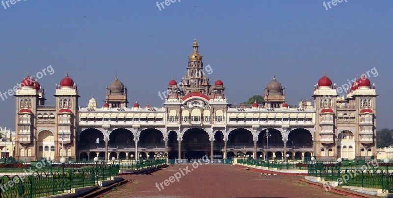 Mysore Palace Architecture Landmark Structure Historic