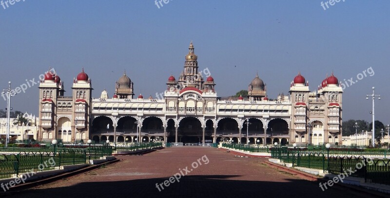 Mysore Palace Architecture Landmark Structure Historic