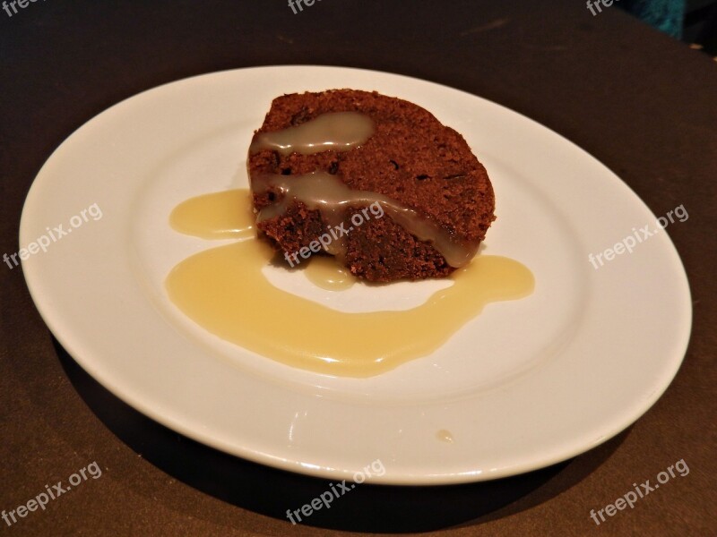 Cake Chocolate Whiskey Cake Whiskey Cream Sauce Caramel Baked