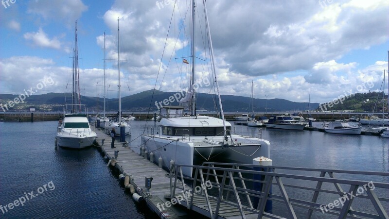 Port Sea Catamaran Free Photos