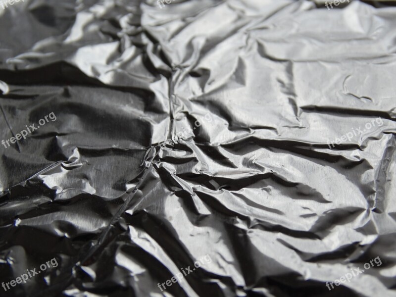 Alu Aluminum Foil Structure Shiny Free Photos