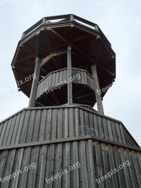 Wood Woods Platform Lookout Boards