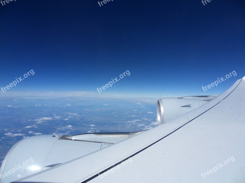 Flying Clouds Above The Clouds Wing Sky