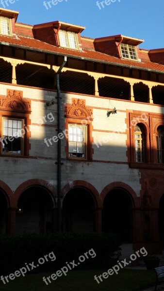 Afternoon Sun Shadows St Augustine