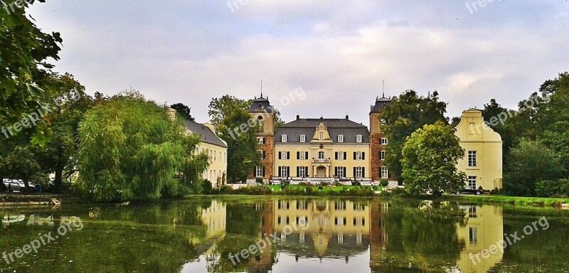 Eifel Euskirchen Germany Moated Castle Lake