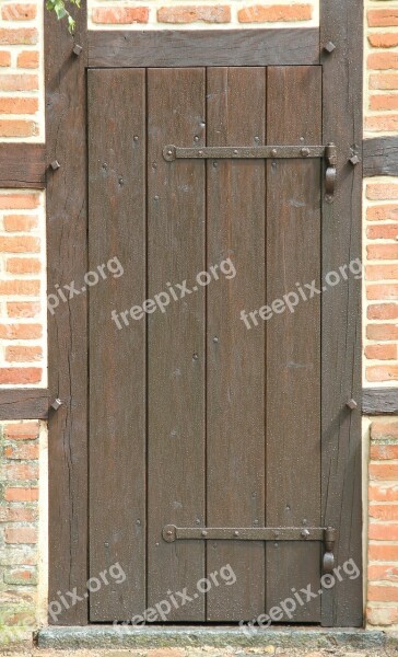 Door Old Old Door Wood House Entrance