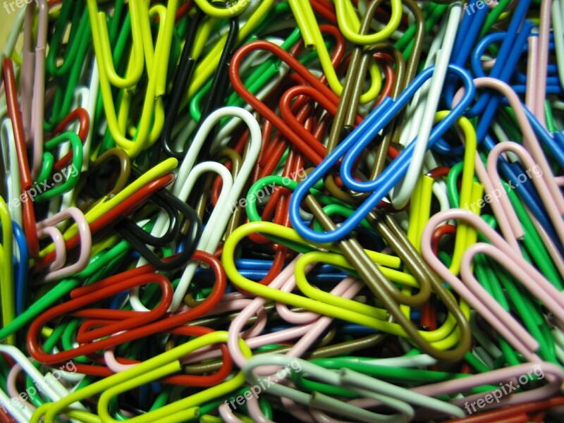 Paper Clips Bulk Colors Colorful Office Supplies