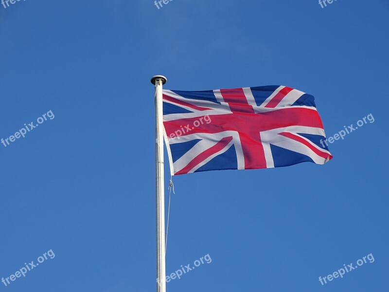 Flag United Kingdom Blow Flutter Free Photos