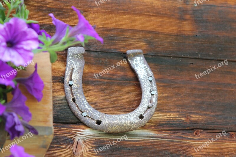 Horseshoe Alpine Hut Lucky Charm Luck Horse