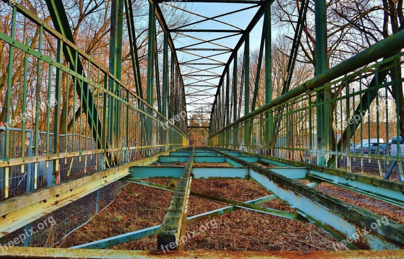 Bridge Viaduct Old Bridge Dilapidated Dismantled