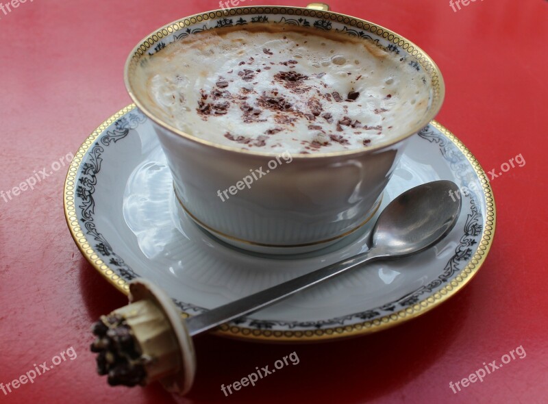 Café Au Lait Coffee Cafe Coffee Cup Cappuccino